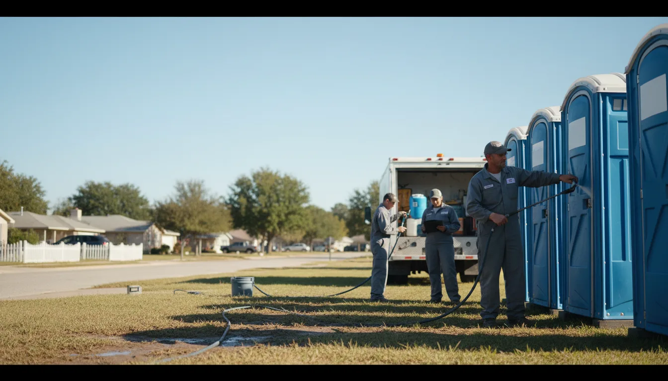 Long-Term Portable Toilet Rental in Dubuque, IA near me